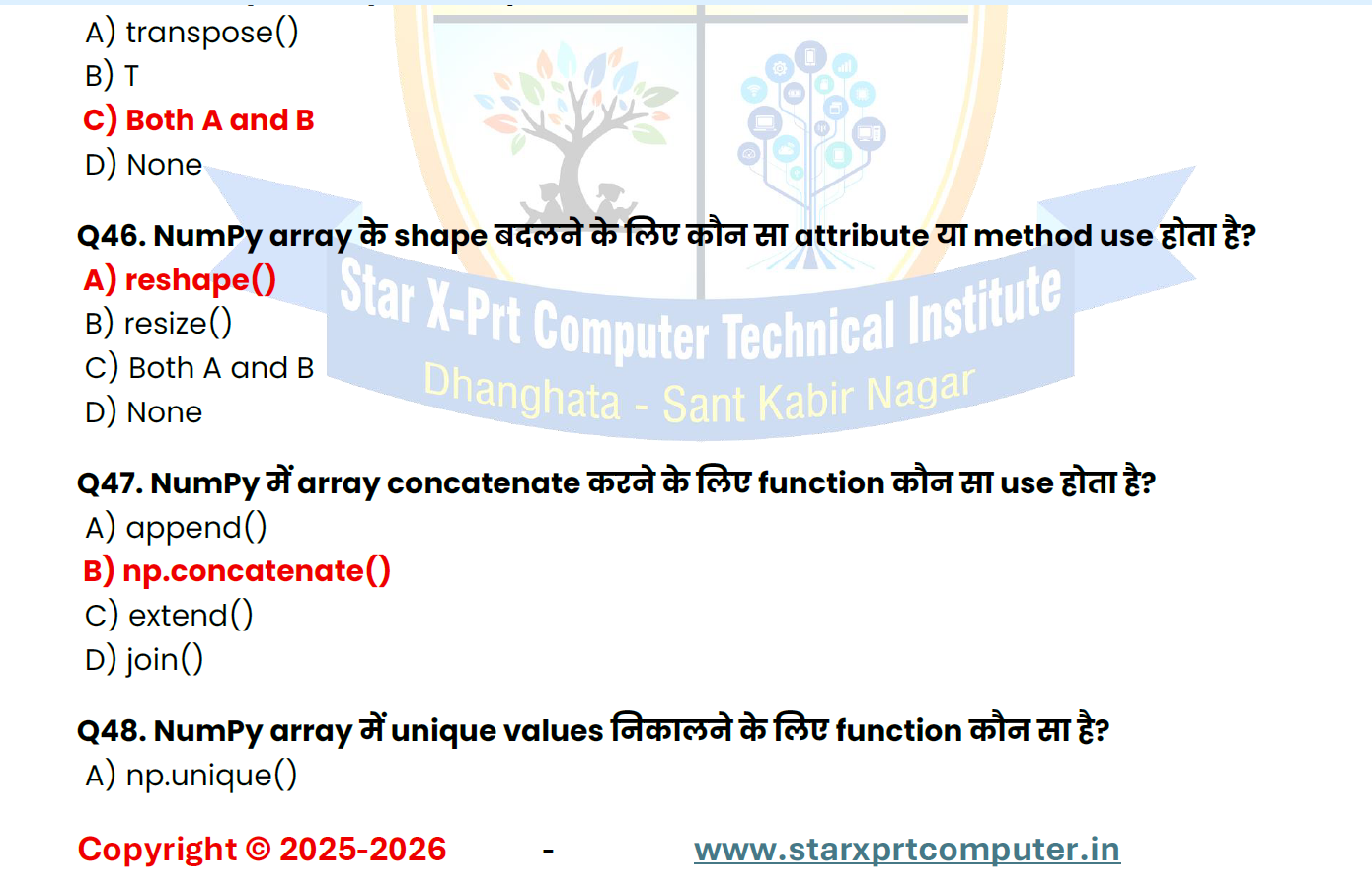 "O" Level M-3 PYTHON MCQs 450 - Image 9