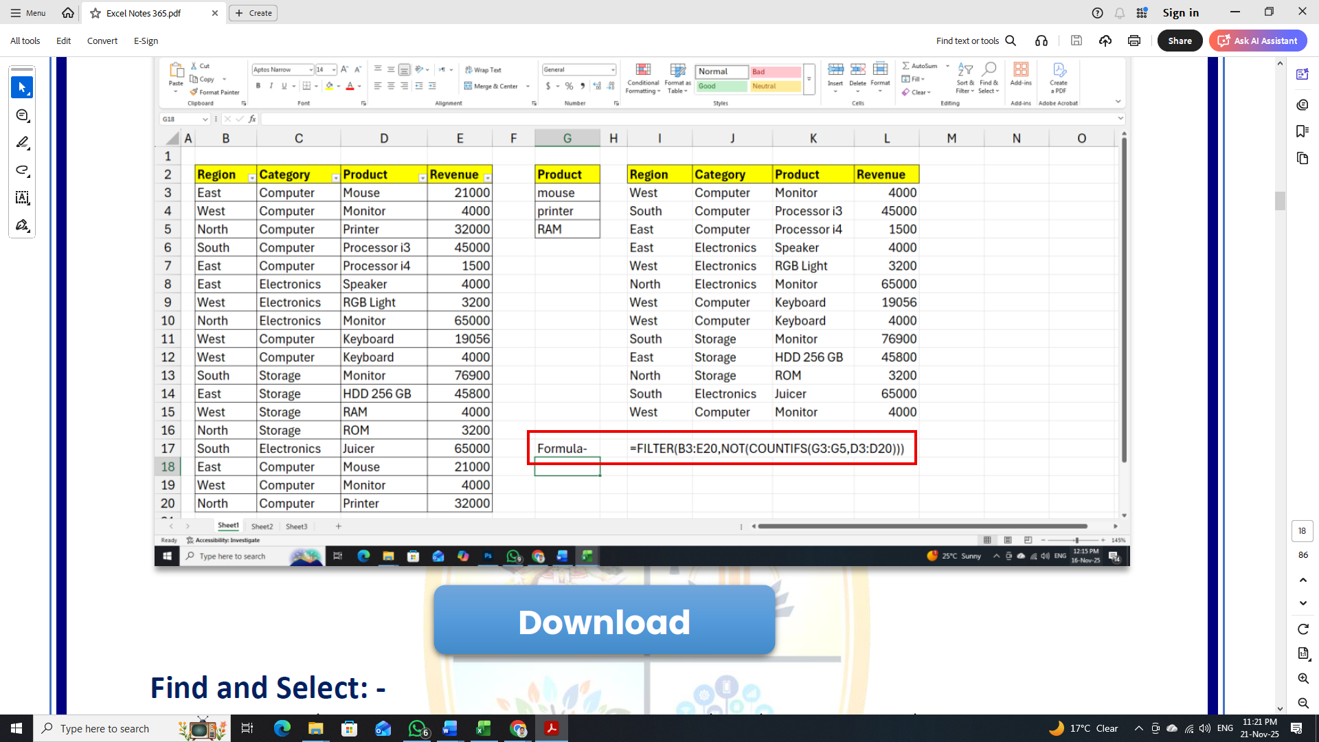 MS EXCEL NOTES 2024/365 - Image 9