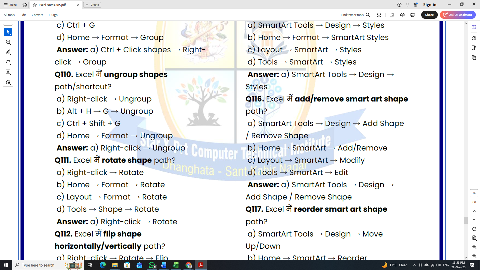 MS EXCEL NOTES 2024/365 - Image 13