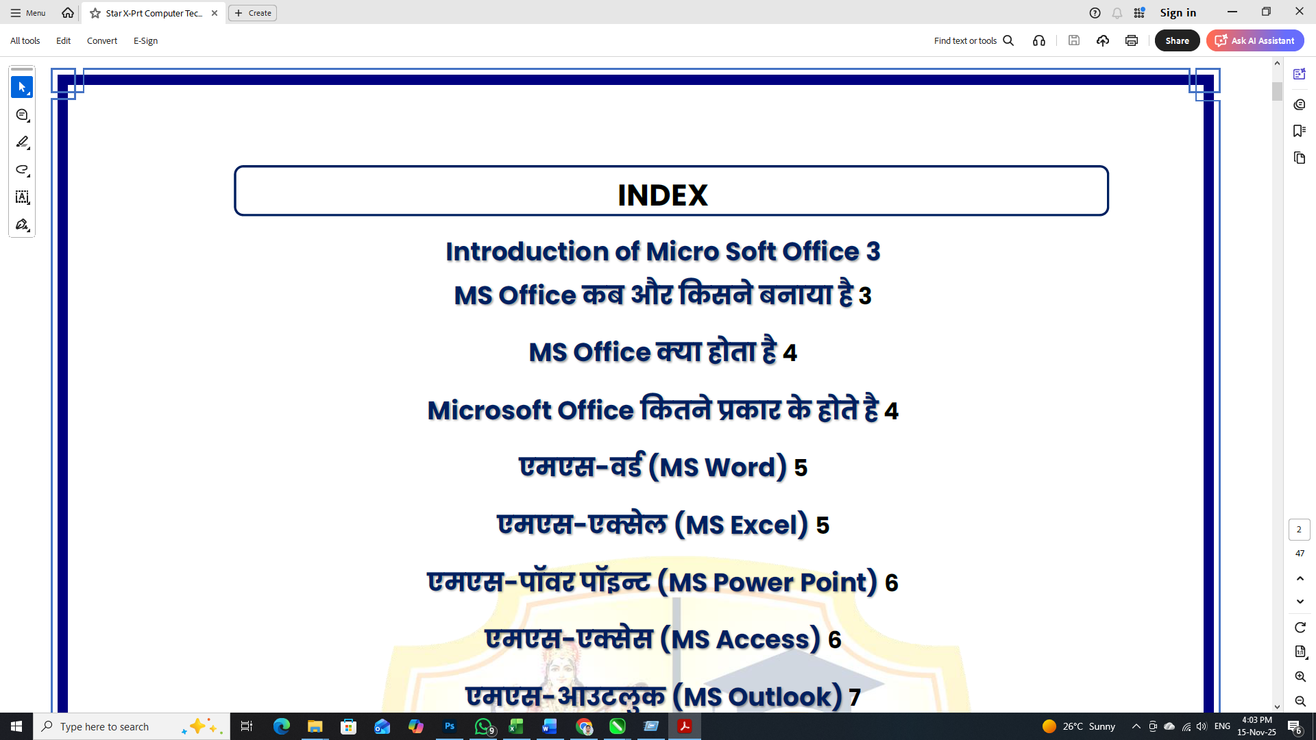 MS OFFICE WORD 2024/365 COMPLETE NOTE - Image 4