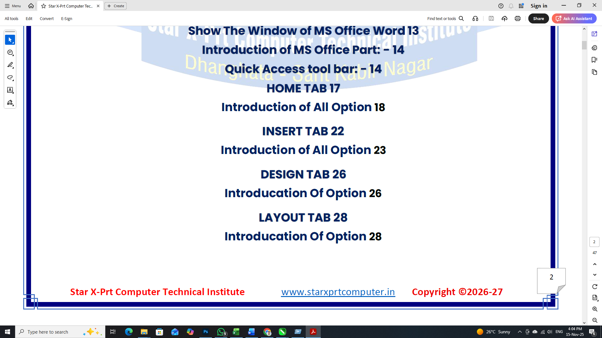 MS OFFICE WORD 2024/365 COMPLETE NOTE - Image 6