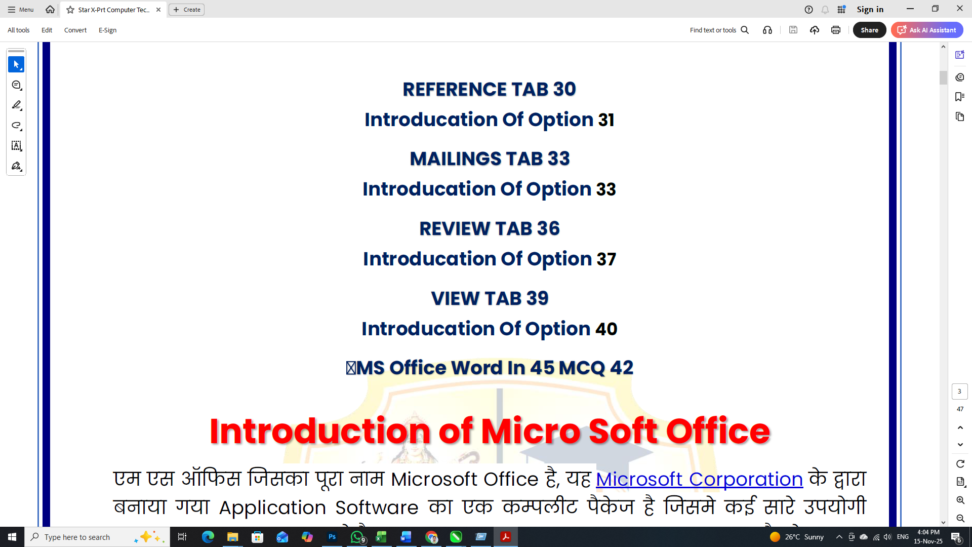 MS OFFICE WORD 2024/365 COMPLETE NOTE - Image 7
