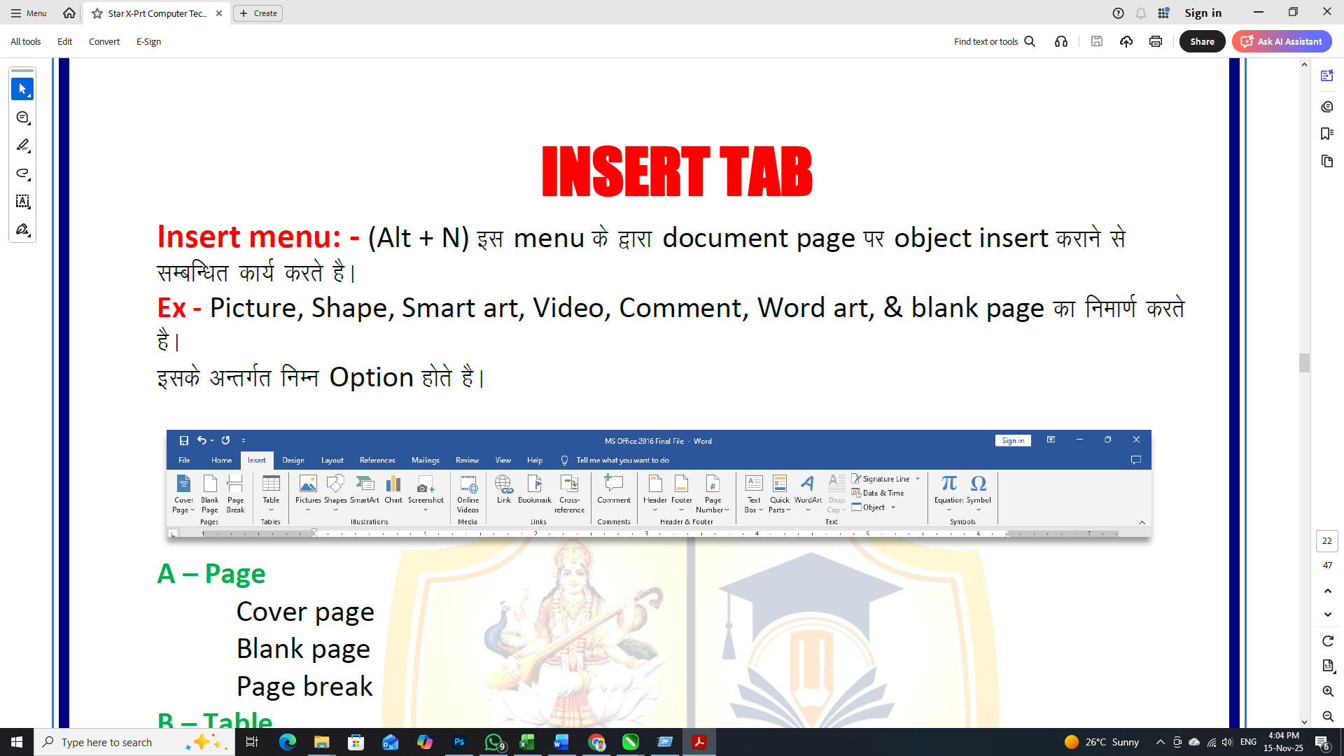 MS OFFICE WORD 2024/365 COMPLETE NOTE - Image 12