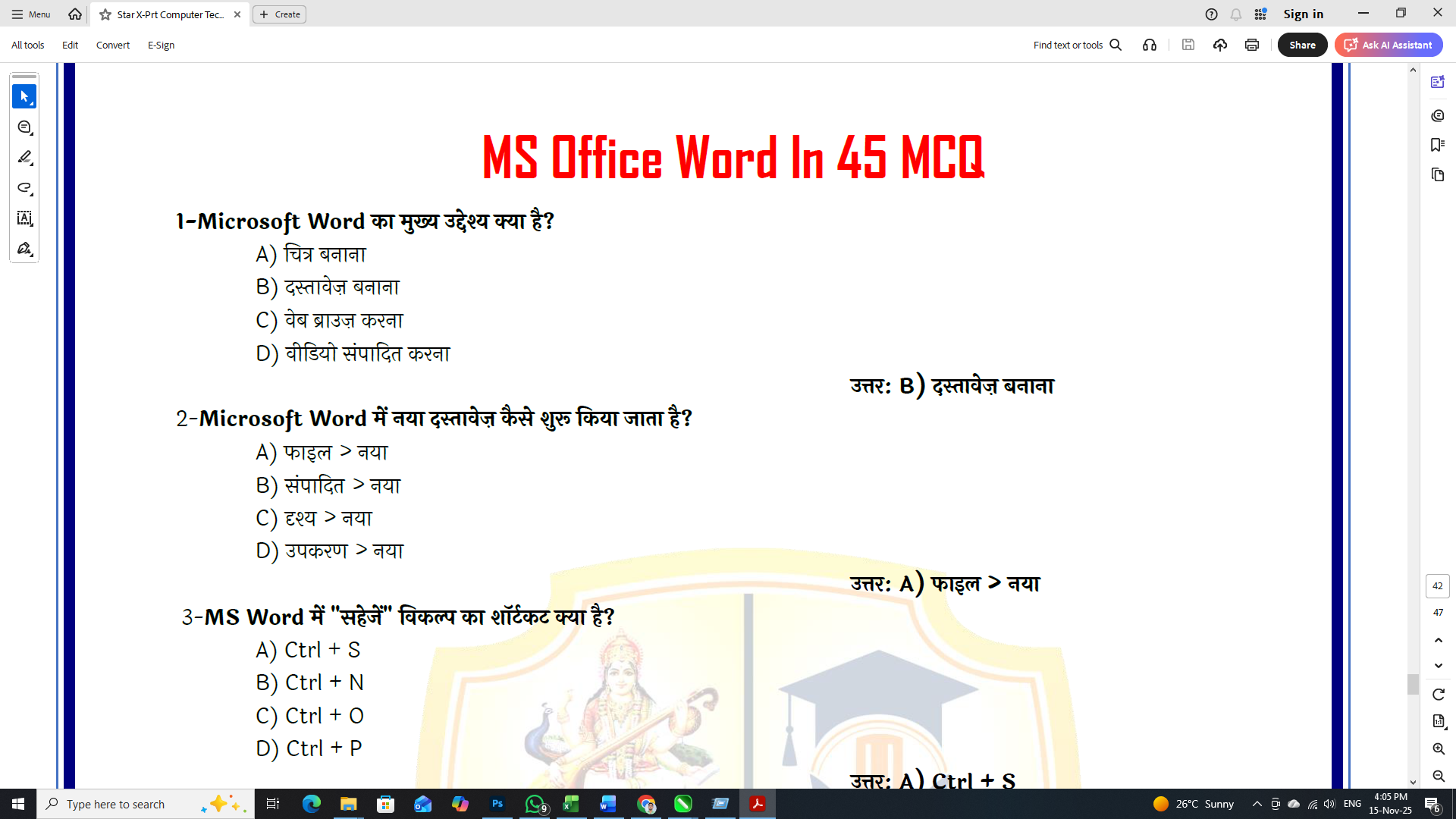 MS OFFICE WORD 2024/365 COMPLETE NOTE - Image 13